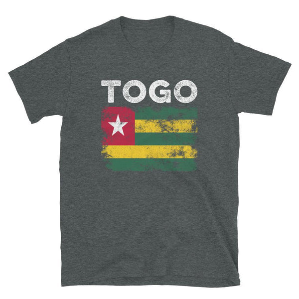 Togo Flag Distressed - Togolese Flag T-Shirt