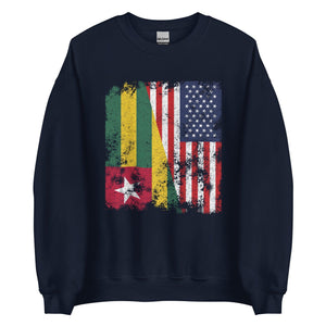 Togo USA Flag - Half American Sweatshirt