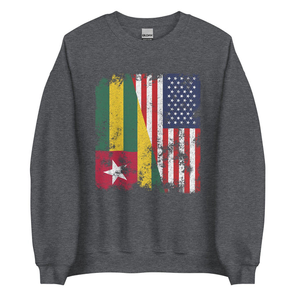 Togo USA Flag - Half American Sweatshirt