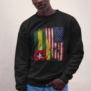 Togo USA Flag - Half American Sweatshirt