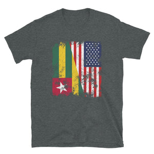 Togo USA Flag - Half American T-Shirt