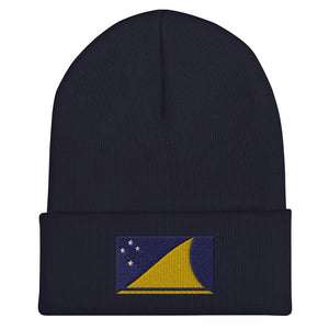 Tokelau Flag Beanie - Embroidered Winter Hat