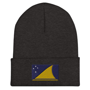 Tokelau Flag Beanie - Embroidered Winter Hat