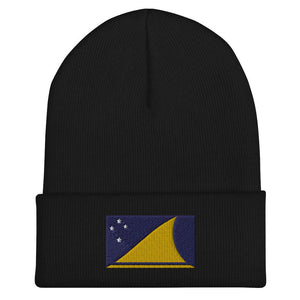 Tokelau Flag Beanie - Embroidered Winter Hat