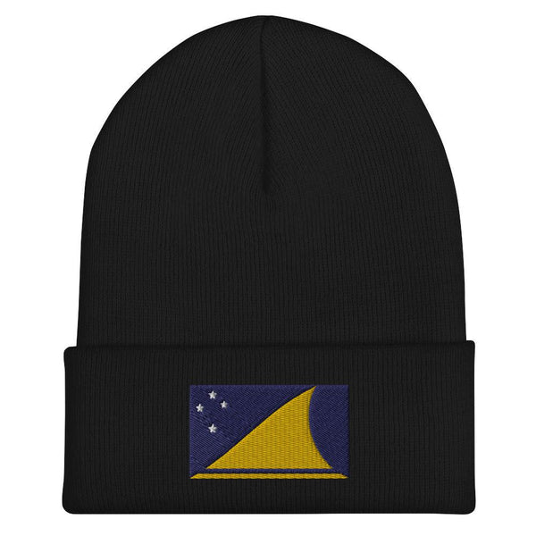 Tokelau Flag Beanie - Embroidered Winter Hat