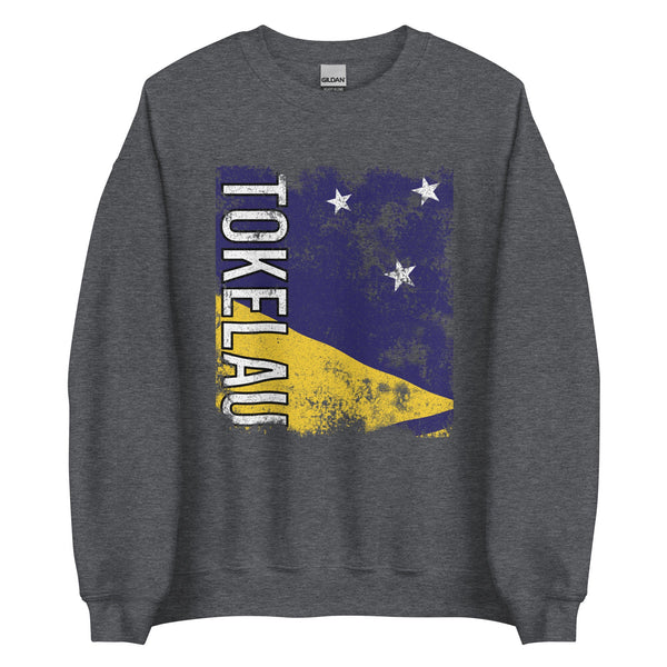 Tokelau Flag - Distressed Flag Sweatshirt