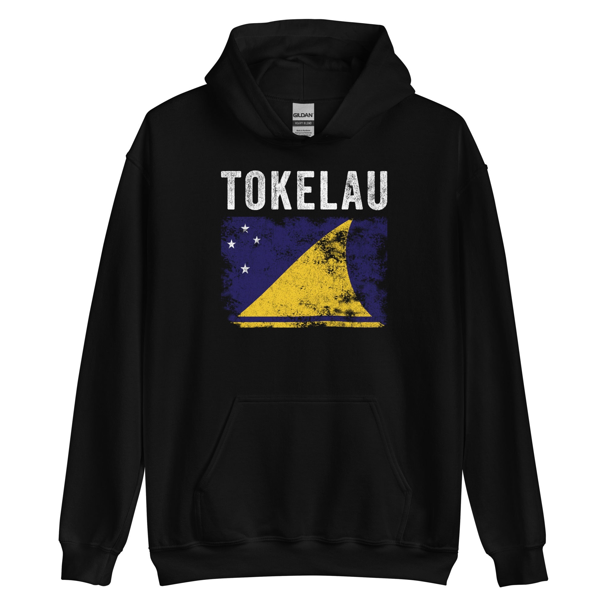 Tokelau Flag Distressed - Tokelauan Flag Hoodie