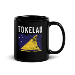 Tokelau Flag Distressed - Tokelauan Flag Mug