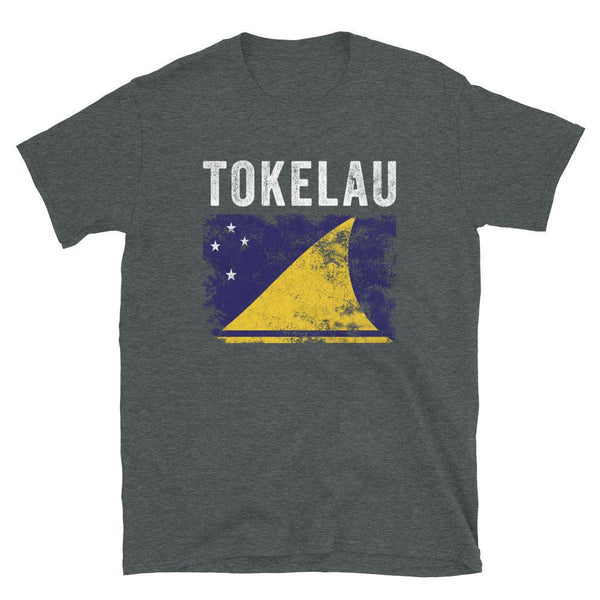 Tokelau Flag Distressed - Tokelauan Flag T-Shirt