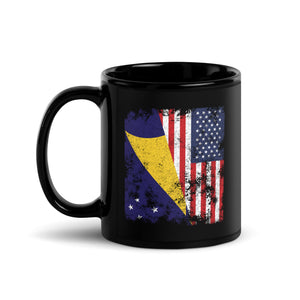 Tokelau USA Flag - Half American Mug
