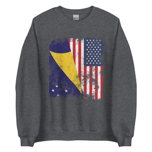 Tokelau USA Flag - Half American Sweatshirt