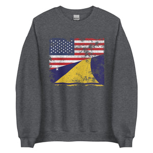 Tokelau USA Flag Sweatshirt