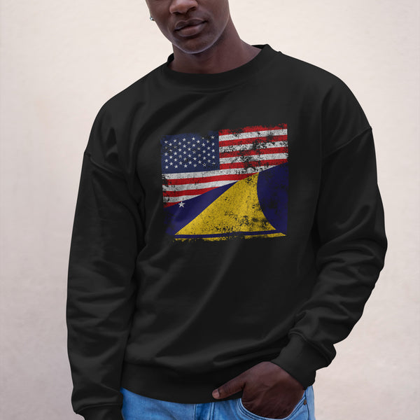 Tokelau USA Flag Sweatshirt