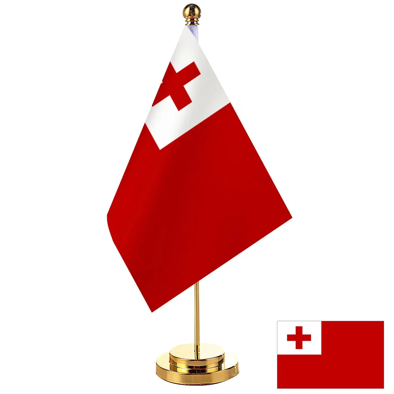 Tonga Desk Flag - Small Office Table Flag