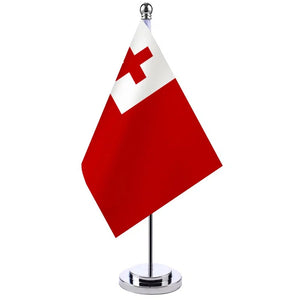 Tonga Desk Flag - Small Office Table Flag