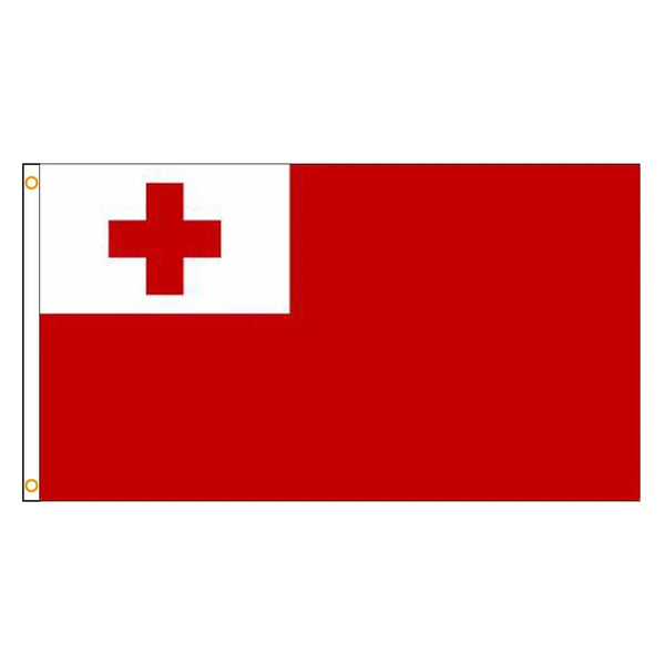 Tonga Flag - 90x150cm(3x5ft) - 60x90cm(2x3ft)