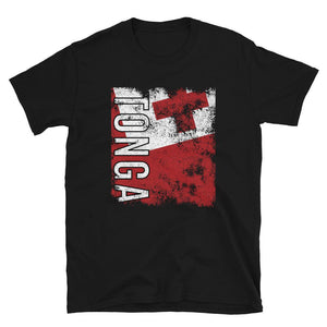 Tonga Flag Distressed T-Shirt