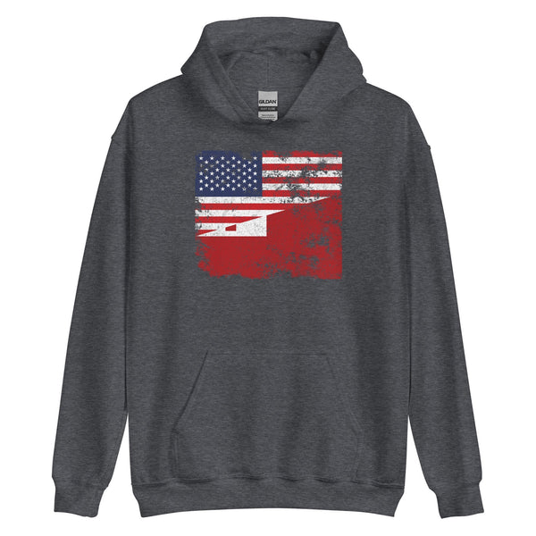 Tonga USA Flag Hoodie