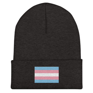 Transgender Flag Beanie - Embroidered LGBT+ Winter Hat