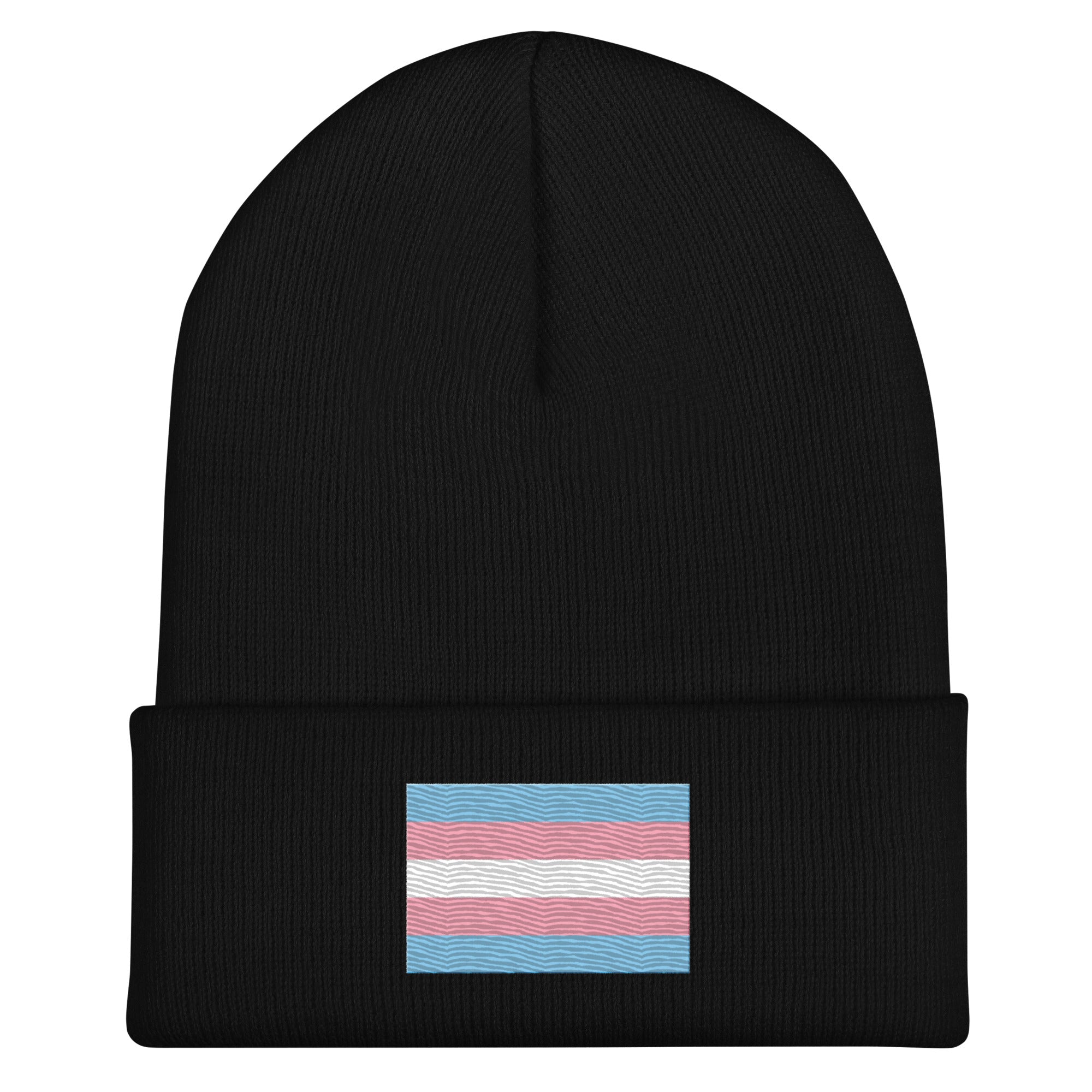 Transgender Flag Beanie - Embroidered LGBT+ Winter Hat
