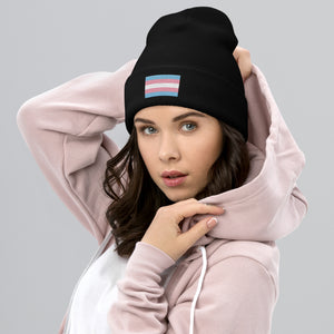 Transgender Flag Beanie - Embroidered LGBT+ Winter Hat