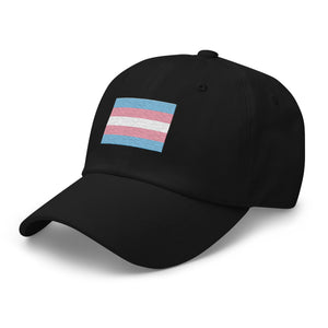 Transgender Flag Cap - Adjustable Embroidered LGBT+ Dad Hat