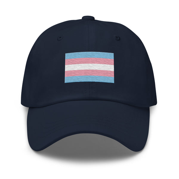 Transgender Flag Cap - Adjustable Embroidered LGBT+ Dad Hat