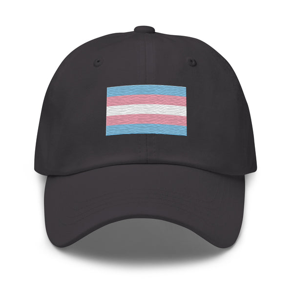 Transgender Flag Cap - Adjustable Embroidered LGBT+ Dad Hat