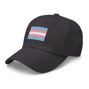 Transgender Flag Cap - Adjustable Embroidered LGBT+ Dad Hat