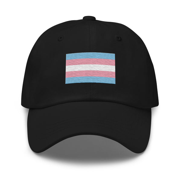 Transgender Flag Cap - Adjustable Embroidered LGBT+ Dad Hat