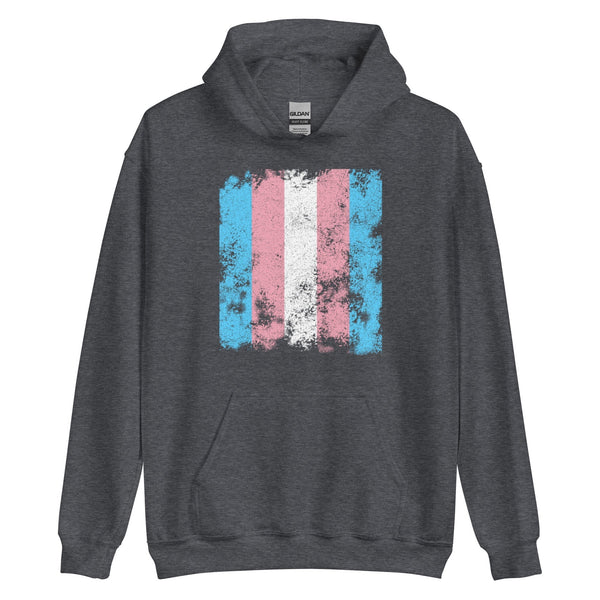 Transgender Flag - Distressed LGBTQIA2S+ Hoodie