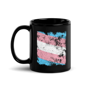 Transgender Flag - Distressed LGBT+ Mug