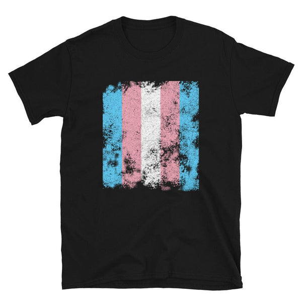 Transgender Flag - Distressed LGBTQIA2S+ T-Shirt