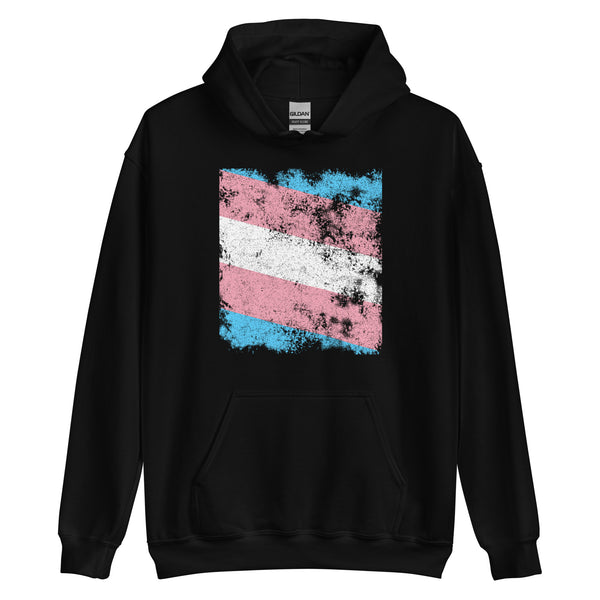 Transgender Flag - Distressed LGBT+ Hoodie
