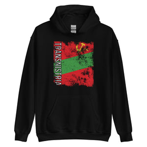 Transnistria Flag - Distressed Flag Hoodie