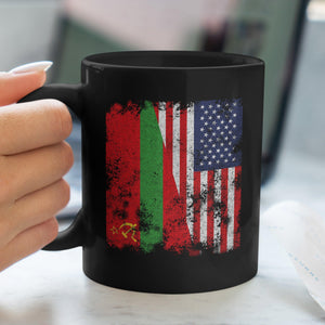 Transnistria USA Flag - Half American Mug