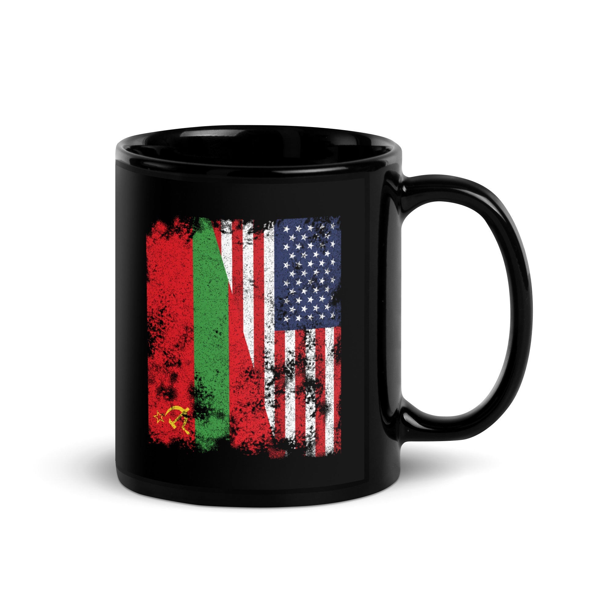 Transnistria USA Flag - Half American Mug