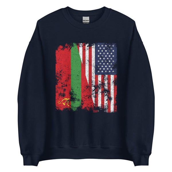 Transnistria USA Flag - Half American Sweatshirt