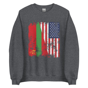 Transnistria USA Flag - Half American Sweatshirt