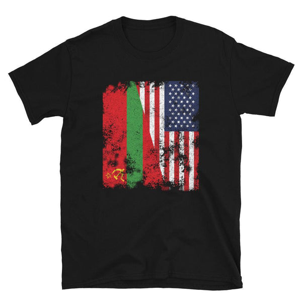 Transnistria USA Flag - Half American T-Shirt