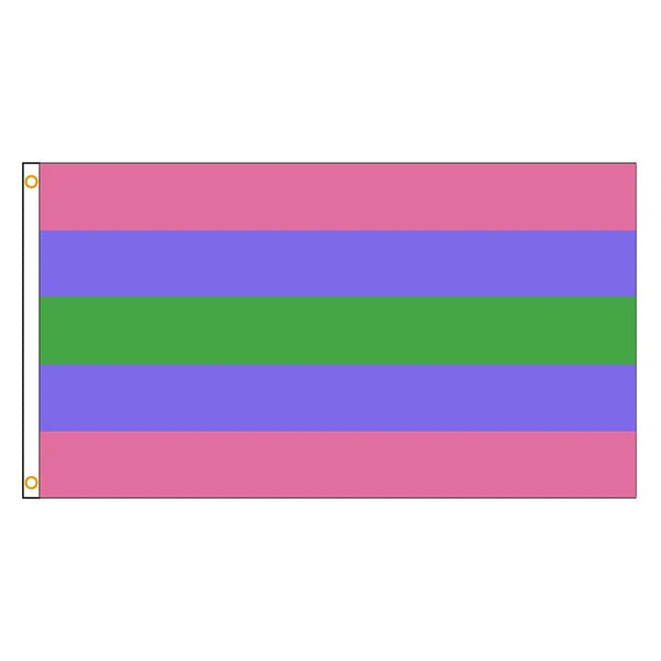 Trigender Pride Flag - 90x150cm(3x5ft) - 60x90cm(2x3ft) - LGBTQIA2S+