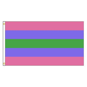 Trigender Pride Flag - 90x150cm(3x5ft) - 60x90cm(2x3ft) - LGBTQIA2S+