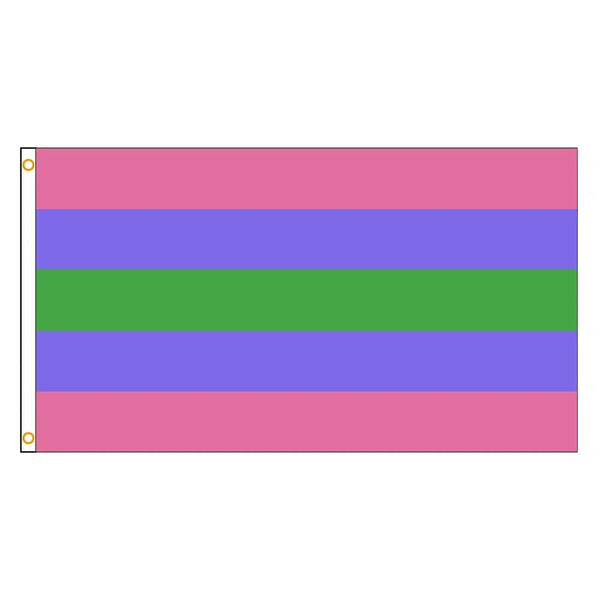 Trigender Pride Flag - 90x150cm(3x5ft) - 60x90cm(2x3ft) - LGBTQIA2S+