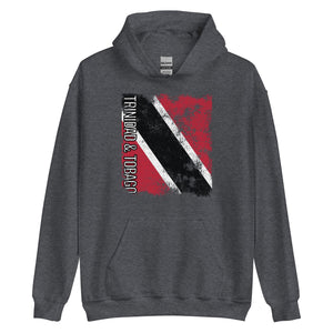 Trinidad And Tobago Flag - Distressed Flag Hoodie