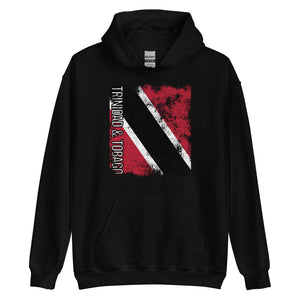 Trinidad And Tobago Flag - Distressed Flag Hoodie