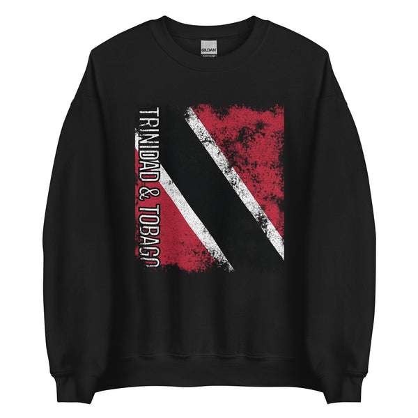 Trinidad And Tobago Flag - Distressed Flag Sweatshirt