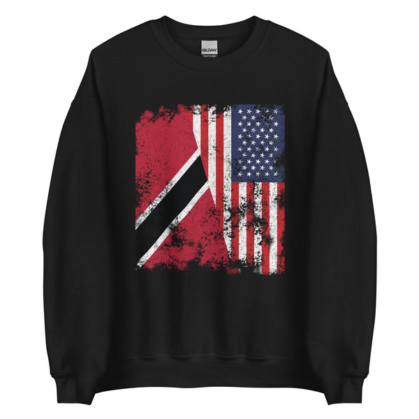 Trinidad And Tobago USA Flag Sweatshirt