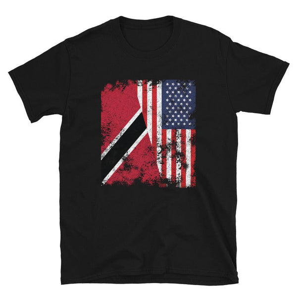 Trinidad And Tobago USA Flag T-Shirt