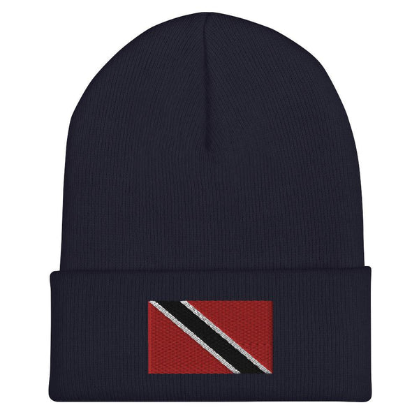 Trinidad & Tobago Flag Beanie - Embroidered Winter Hat