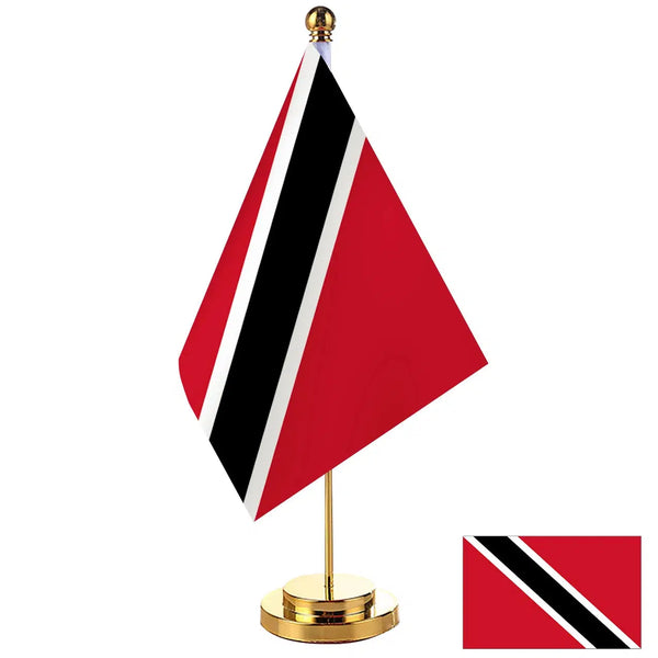 Trinidad and Tobago Desk Flag - Small Office Table Flag